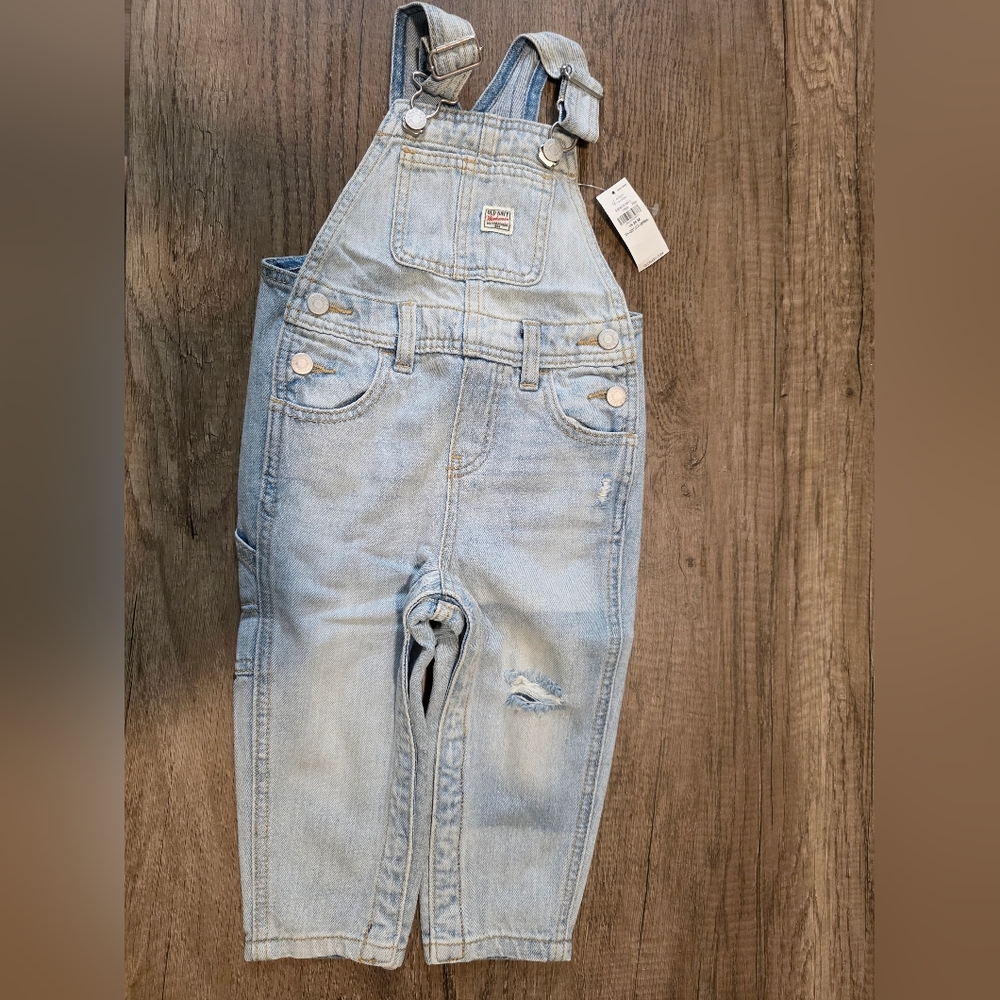 Old Navy Light Blue Denim Overalls